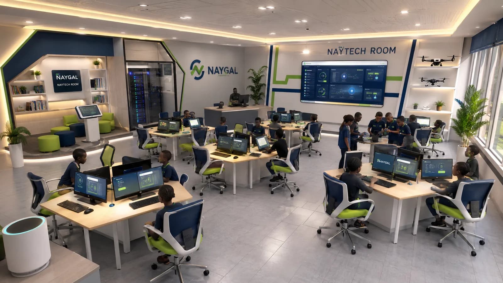 Salle de formation informatique